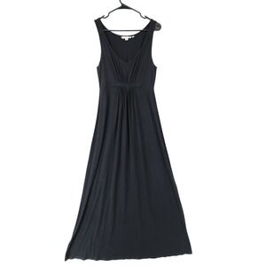 knee length dresses for ladies Serena Cotton Tie Maxi Dress-Bright Blue, Botanic Blush